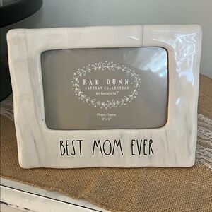 Rae Dunn Cream Photo Frame - Best Mom Ever